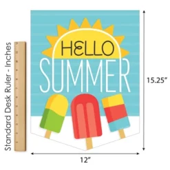 Big Dot Of Happiness Hello Summer - Outdoor Home Decorations - Double-Sided Popsicle Sun Decor Garden Flag - 12 X 15.25 Inches 10 Big Dot Of Happiness Hello Summer - Outdoor Home Decorations - Double-Sided Popsicle Sun Decor Garden Flag - 12 X 15.25 Inches -Nursery Decor Store GUEST 0082e0d7 4819 4e67 b3df affd6d4681c3