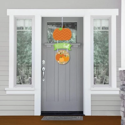 Big Dot Of Happiness Pumpkin Patch - Hanging Porch Fall, Halloween Or Thanksgiving Party Outdoor Decorations - Front Door Decor - 3 Piece Sign 1 Big Dot Of Happiness Pumpkin Patch - Hanging Porch Fall, Halloween Or Thanksgiving Party Outdoor Decorations - Front Door Decor - 3 Piece Sign