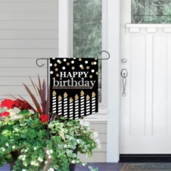 Big Dot Of Happiness Adult Happy Birthday - Gold - Outdoor Home Decorations - Double-Sided Birthday Party Garden Flag - 12 X 15.25 Inches 11 Big Dot Of Happiness Adult Happy Birthday - Gold - Outdoor Home Decorations - Double-Sided Birthday Party Garden Flag - 12 X 15.25 Inches -Nursery Decor Store GUEST 085b2613 7fb5 4598 a1dc efe8efbefffc