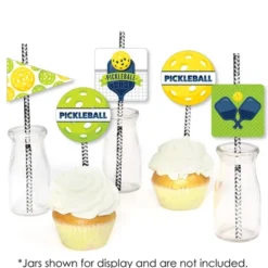 Big Dot Of Happiness Let’s Rally - Pickleball - Paper Straw Decor - Birthday Or Retirement Party Striped Decorative Straws - Set Of 24 -Nursery Decor Store GUEST 0956755f 73cd 409a 9481 78b2b49bb095