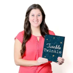 Big Dot Of Happiness Twinkle Twinkle Little Star - Baby Boy Nursery Wall Art & Kids Room Decorations - Gift Ideas - 7.5 X 10 Inches - Set Of 3 Prints -Nursery Decor Store GUEST 09bc0a1f dbfe 4f47 8201 9415dbf275e3