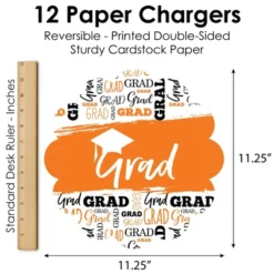 Big Dot Of Happiness Orange Grad - Best Is Yet To Come - Orange Graduation Party Round Table Decorations - Paper Chargers - Place Setting For 12 10 Big Dot Of Happiness Orange Grad - Best Is Yet To Come - Orange Graduation Party Round Table Decorations - Paper Chargers - Place Setting For 12 -Nursery Decor Store GUEST 1289b8da 38c5 426c a144 6aa10aac345c