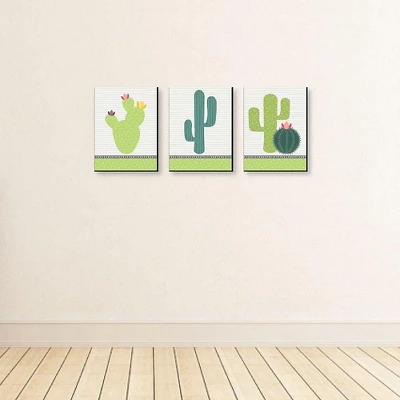 Big Dot Of Happiness Prickly Cactus Party - Nursery Wall Art, Kids Room Decor And Fiesta Home Decorations - 7.5 X 10 Inches - Set Of 3 Prints 2 Big Dot Of Happiness Prickly Cactus Party - Nursery Wall Art, Kids Room Decor And Fiesta Home Decorations - 7.5 X 10 Inches - Set Of 3 Prints - Image 2