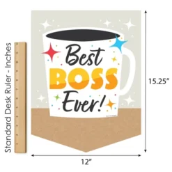 Big Dot Of Happiness Happy Boss's Day - Outdoor Home Decorations - Double-Sided Best Boss Ever Garden Flag - 12 X 15.25 Inches -Nursery Decor Store GUEST 156aa952 7211 4e50 bc7b 3aac091b4bd3