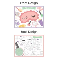Big Dot Of Happiness Pajama Slumber Party - Paper Girls Sleepover Birthday Party Coloring Sheets - Activity Placemats - Set Of 16 -Nursery Decor Store GUEST 15dcd782 e3c6 4be8 b14d eb70fd290543