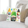 Big Dot Of Happiness School Gnomes - Teacher And Classroom Home Decorative Canvas Cushion Case - Throw Pillow Cover - 16 X 16 Inches