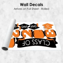 Big Dot Of Happiness Orange Class Of 2023 Graduation Party Wall Decals Set Of 20 9 Big Dot Of Happiness Orange Class Of 2023 Graduation Party Wall Decals Set Of 20 -Nursery Decor Store GUEST 19099546 cbd6 4d62 836b ad9c5b775228
