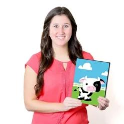 Big Dot Of Happiness Farm Animals - Barnyard Nursery Wall Art And Kids Room Decorations - Gift Ideas - 7.5 X 10 Inches - Set Of 3 Prints -Nursery Decor Store GUEST 1af65fa4 6aca 4d37 a14e 98cba8533307