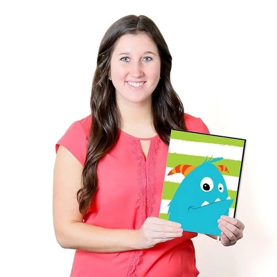 Big Dot Of Happiness Monster Bash - Nursery Wall Art And Kids Room Decorations - Gift Ideas - 7.5 X 10 Inches - Set Of 3 Prints 4 Big Dot Of Happiness Monster Bash - Nursery Wall Art And Kids Room Decorations - Gift Ideas - 7.5 X 10 Inches - Set Of 3 Prints - Image 4