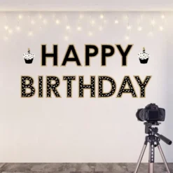 Big Dot Of Happiness Adult Happy Birthday - Gold - Peel And Stick Birthday Party Large Banner Wall Decals - Happy Birthday -Nursery Decor Store GUEST 1e0cac52 f39c 465c 9469 dad63040a2b3