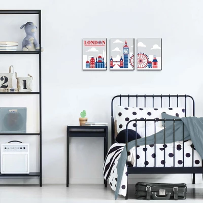 Big Dot Of Happiness Cheerio, London - British UK Skyline Wall Art, Nursery Decor And Kids Room Decorations Ideas - 7.5 X 10 Inches - Set Of 3 Prints 1 Big Dot Of Happiness Cheerio, London - British UK Skyline Wall Art, Nursery Decor And Kids Room Decorations Ideas - 7.5 X 10 Inches - Set Of 3 Prints