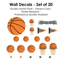 Big Dot Of Happiness Nothin’ But Net - Basketball - Peel And Stick Sports Decor Vinyl Wall Art Stickers - Wall Decals - Set Of 20 -Nursery Decor Store GUEST 1eec2f11 7ba1 4c87 b58e 4b46ecdce869