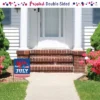 Big Dot Of Happiness Firecracker 4th Of July - Outdoor Home Decorations - Double-Sided Red, White And Royal Blue Party Garden Flag - 12 X 15.25 Inches