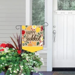 Big Dot Of Happiness Sukkot - Outdoor Home Decorations - Double-Sided Sukkah Jewish Holiday Garden Flag - 12 X 15.25 Inches -Nursery Decor Store GUEST 1f3f6bb9 70fd 4075 8771 49aac347e22c