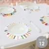 Big Dot Of Happiness So Many Ways To Be Human - Pride Party Round Table Decorations - Paper Chargers - Place Setting For 12