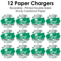 Big Dot Of Happiness Green Grad - Best Is Yet To Come - Green Graduation Party Round Table Decorations - Paper Chargers - Place Setting For 12 -Nursery Decor Store GUEST 22f837be eede 4c29 adeb 9bd13a5617f4