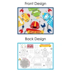 Big Dot Of Happiness Gear Up Robots - Paper Birthday Party Coloring Sheets - Activity Placemats - Set Of 16 8 Big Dot Of Happiness Gear Up Robots - Paper Birthday Party Coloring Sheets - Activity Placemats - Set Of 16 -Nursery Decor Store GUEST 2496b40f 123f 4fe7 af8c 56efb643d876