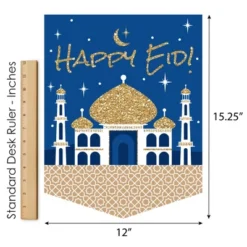 Big Dot Of Happiness Ramadan - Outdoor Home Decorations - Double-Sided Eid Mubarak Party Garden Flag - 12 X 15.25 Inches 10 Big Dot Of Happiness Ramadan - Outdoor Home Decorations - Double-Sided Eid Mubarak Party Garden Flag - 12 X 15.25 Inches -Nursery Decor Store GUEST 27a70134 825d 4ed2 896a 80348ddf9085