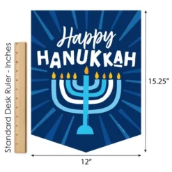 Big Dot Of Happiness Hanukkah Menorah - Outdoor Home Decorations - Double-Sided Chanukah Holiday Party Garden Flag - 12 X 15.25 Inches -Nursery Decor Store GUEST 2b2b0ed7 8d1d 4a72 ab5f 1080e01b22fa