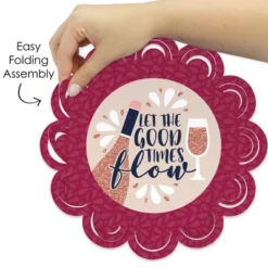 Big Dot Of Happiness But First, Wine - Wine Tasting Party Round Table Decorations - Paper Chargers - Place Setting For 12 -Nursery Decor Store GUEST 2bf4ae14 83a7 4ff7 ab83 623865e79380