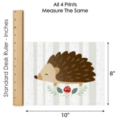 Big Dot Of Happiness Forest Hedgehogs - Unframed Woodland Nursery And Kids Room Linen Paper Wall Art - Set Of 4 - Artisms - 8 X 10 Inches 8 Big Dot Of Happiness Forest Hedgehogs - Unframed Woodland Nursery And Kids Room Linen Paper Wall Art - Set Of 4 - Artisms - 8 X 10 Inches -Nursery Decor Store GUEST 2c1bd974 05ad 44a3 b000 a968d085ab7f