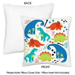 Big Dot Of Happiness Roar Dinosaur - Dino Mite Baby Shower Or Birthday Party Home Decorative Canvas Cushion Case - Throw Pillow Cover - 16 X 16 Inches 10 Big Dot Of Happiness Roar Dinosaur - Dino Mite Baby Shower Or Birthday Party Home Decorative Canvas Cushion Case - Throw Pillow Cover - 16 X 16 Inches -Nursery Decor Store GUEST 2de8d3e6 fabf 44b5 a9f2 d3dc9cceafaa