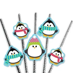 Big Dot Of Happiness Holly Jolly Penguin Paper Straw Decor - Holiday & Christmas Striped Decorative Straws - Set Of 24 7 Big Dot Of Happiness Holly Jolly Penguin Paper Straw Decor - Holiday & Christmas Striped Decorative Straws - Set Of 24 -Nursery Decor Store GUEST 301f8712 af6b 4875 a249 13dcc615890d