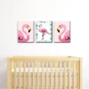 Big Dot Of Happiness Pink Flamingo - Tropical Summer Nursery Wall Art, Kids Room Decor & Home Decor - Gift Ideas - 7.5 X 10 Inches - Set Of 3 Prints