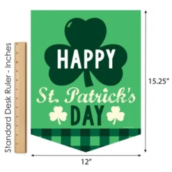 Big Dot Of Happiness St. Patrick's Day - Outdoor Home Decorations - Double-Sided Saint Patty's Day Party Garden Flag - 12 X 15.25 Inches 10 Big Dot Of Happiness St. Patrick's Day - Outdoor Home Decorations - Double-Sided Saint Patty's Day Party Garden Flag - 12 X 15.25 Inches -Nursery Decor Store GUEST 31d15bb6 8f89 4b89 9fae 6adce415fcd8