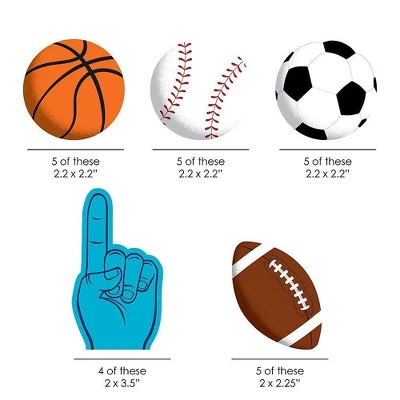 Big Dot Of Happiness Go, Fight, Win - Sports - Paper Straw Decor - Baby Shower Or Birthday Party Striped Decorative Straws - Set Of 24 2 Big Dot Of Happiness Go, Fight, Win - Sports - Paper Straw Decor - Baby Shower Or Birthday Party Striped Decorative Straws - Set Of 24 - Image 2