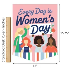 Big Dot Of Happiness Women's Day - Outdoor Home Decorations - Double-Sided Feminist Party Garden Flag - 12 X 15.25 Inches -Nursery Decor Store GUEST 37401da1 0a3e 482b bd4b 90b4442f0705