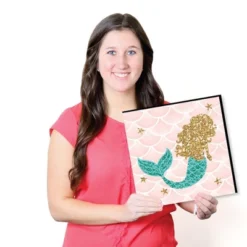 Big Dot Of Happiness Let's Be Mermaids - Kids Room, Nursery Decor And Home Decor - 11 X 11 Inches Nursery Wall Art - Set Of 4 Prints For Baby's Room -Nursery Decor Store GUEST 3ab76e50 9e18 4fa6 81be f470f8cbff7f