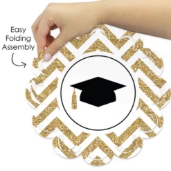 Big Dot Of Happiness Tassel Worth The Hassle - Gold - Graduation Party Round Table Decorations - Paper Chargers - Place Setting For 12 -Nursery Decor Store GUEST 3bf75290 0eb4 481d 8b24 2fc0d04d9b64