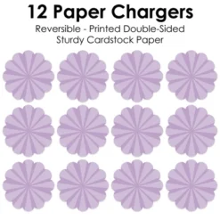 Big Dot Of Happiness Purple Stripes - Simple Party Round Table Decorations - Paper Chargers - Place Setting For 12 11 Big Dot Of Happiness Purple Stripes - Simple Party Round Table Decorations - Paper Chargers - Place Setting For 12 -Nursery Decor Store GUEST 3c691308 e0ff 4a59 989b a59a67d3198c
