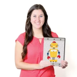 Big Dot Of Happiness Gear Up Robots - Nursery Wall Art And Kids Room Decor - 7.5 X 10 Inches - Set Of 3 Prints -Nursery Decor Store GUEST 3c6c1b99 d1d1 4d7a 85bb bbe950ff3c66