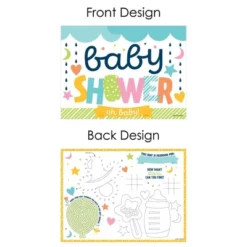 Big Dot Of Happiness Colorful Baby Shower - Paper Gender Neutral Party Coloring Sheets - Activity Placemats - Set Of 16 8 Big Dot Of Happiness Colorful Baby Shower - Paper Gender Neutral Party Coloring Sheets - Activity Placemats - Set Of 16 -Nursery Decor Store GUEST 3ec71a51 9a62 4bf5 94a5 46cdfd6fba0f