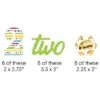 Big Dot Of Happiness Taco Twosday - Paper Straw Decor - Fiesta Second Birthday Party Striped Decorative Straws - Set Of 24
