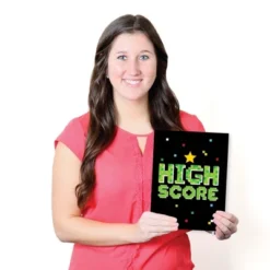 Big Dot Of Happiness Game Zone - Nursery Wall Art And Pixel Video Game Kids Room Decorations - Gift Ideas - 7.5 X 10 Inches - Set Of 3 Prints -Nursery Decor Store GUEST 40e1d198 f203 4645 9d3c 774390762a78