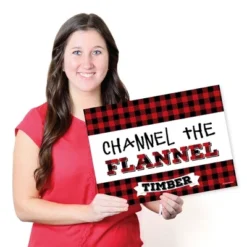 Big Dot Of Happiness Lumberjack - Channel The Flannel - Paper Buffalo Plaid Birthday Party Coloring Sheets - Activity Placemats - Set Of 16 -Nursery Decor Store GUEST 4685af90 2d20 4a45 995a 8515fe2879cf