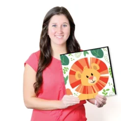 Big Dot Of Happiness Jungle Party Animals - Safari Animal Kids Room, Nursery & Home Decor - 11 X 11 Inches Wall Art - Set Of 4 Prints For Baby's Room -Nursery Decor Store GUEST 48679d25 2571 4d76 8d61 8ab7224ad9c2