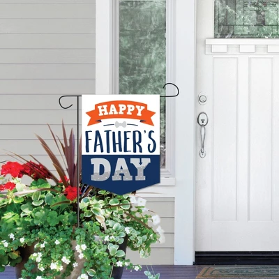 Big Dot Of Happiness Happy Father's Day - Outdoor Home Decorations - Double-Sided We Love Dad Party Garden Flag - 12 X 15.25 Inches 5 Big Dot Of Happiness Happy Father's Day - Outdoor Home Decorations - Double-Sided We Love Dad Party Garden Flag - 12 X 15.25 Inches - Image 5