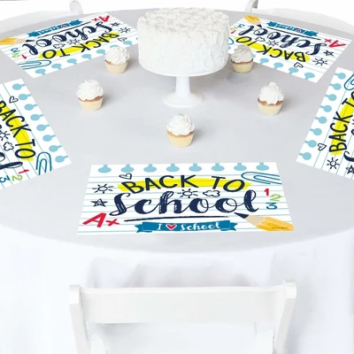 Big Dot Of Happiness Back To School - Paper First Day Of School Classroom Decorations Coloring Sheets - Activity Placemats - Set Of 16 2 Big Dot Of Happiness Back To School - Paper First Day Of School Classroom Decorations Coloring Sheets - Activity Placemats - Set Of 16 - Image 2