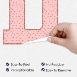 Big Dot Of Happiness Rose Gold Graduation Party Decor - Vinyl Wall Decals - Grad -Nursery Decor Store GUEST 4a562109 f640 4e6f 999f 63f8afa6d182