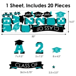Big Dot Of Happiness Teal Class Of 2023 Graduation Party Wall Decals Set Of 20 -Nursery Decor Store GUEST 4db79aa6 6bb0 49ce b23e c5d1c1de11be