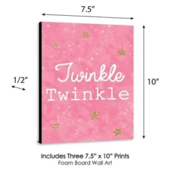 Big Dot Of Happiness Pink Twinkle Twinkle Little Star - Baby Girl Nursery Wall Art & Kids Room Decor - Gift Ideas - 7.5 X 10 Inches - Set Of 3 Prints 7 Big Dot Of Happiness Pink Twinkle Twinkle Little Star - Baby Girl Nursery Wall Art & Kids Room Decor - Gift Ideas - 7.5 X 10 Inches - Set Of 3 Prints -Nursery Decor Store GUEST 4f802ba9 2f9f 4aca a5d6 994c580bef37
