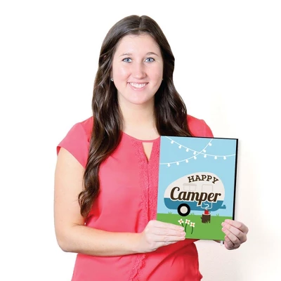 Big Dot Of Happiness Happy Camper - Nursery Wall Art, Kids Room Decor And Camping Home Decorations - Gift Ideas - 7.5 X 10 - Set Of 3 Prints 4 Big Dot Of Happiness Happy Camper - Nursery Wall Art, Kids Room Decor And Camping Home Decorations - Gift Ideas - 7.5 X 10 - Set Of 3 Prints - Image 4