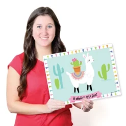 Big Dot Of Happiness Whole Llama Fun - Paper Llama Fiesta Birthday Party Coloring Sheets - Activity Placemats - Set Of 16 -Nursery Decor Store GUEST 54a5bc80 9ed5 4abe b8c0 5af28bab1c8b