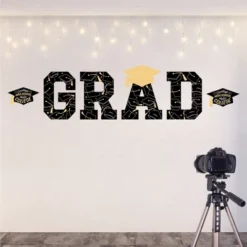 Big Dot Of Happiness Hello College - Graduation Party Decor - Vinyl Wall Decals - Grad