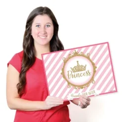 Big Dot Of Happiness Little Princess Crown - Paper Pink And Gold Princess Birthday Party Coloring Sheets - Activity Placemats - Set Of 16 9 Big Dot Of Happiness Little Princess Crown - Paper Pink And Gold Princess Birthday Party Coloring Sheets - Activity Placemats - Set Of 16 -Nursery Decor Store GUEST 570997fe cc56 4d8d 8c4b bd51b53b821e