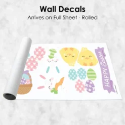 Big Dot Of Happiness Spring Easter Bunny - Peel And Stick Nursery And Home Decor Vinyl Wall Art Stickers - Wall Decals - Set Of 20 -Nursery Decor Store GUEST 583e8d28 bc4e 4add bcbc 6e611b57f7c2